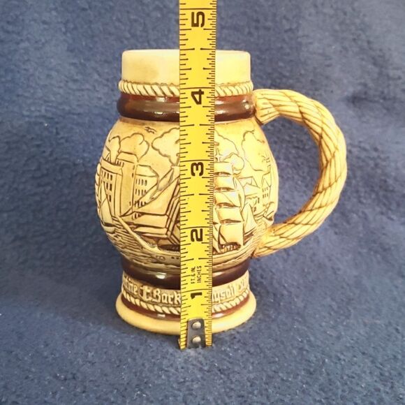 Vintage Avon Mini Stein - Clipper Ships - 1982 - Handcrafted in Brazil - Ceramar - Picture 7 of 8